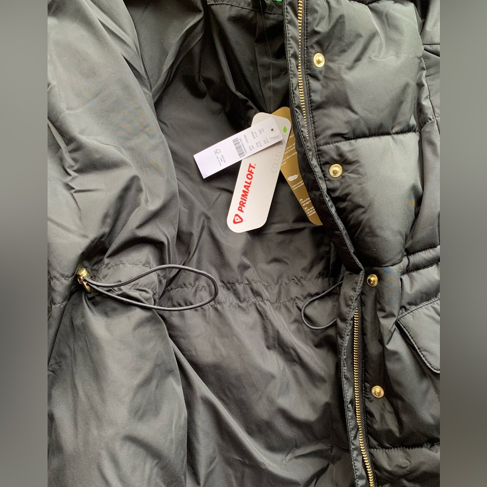 J.crew NWT Chateau puffer jacket in black size XXS - Picture 7 of 11